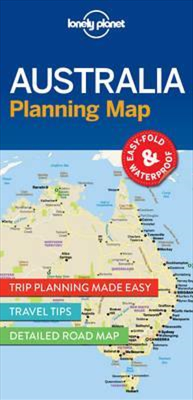 Lonely Planet Australia Planning Map/Product Detail/Travel & Holidays
