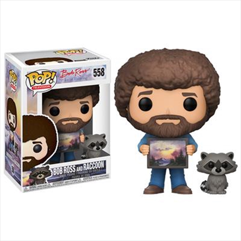 Bob Ross And Raccoon/Product Detail/Standard Pop Vinyl