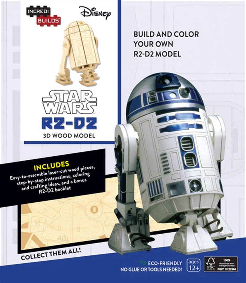 Incredibuilds Star Wars R2D2 3D Wood Model/Product Detail/Building Sets & Blocks