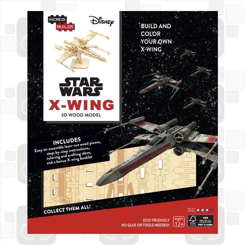 Incredibuilds Star Wars X Wing 3D Wood Model/Product Detail/Building Sets & Blocks