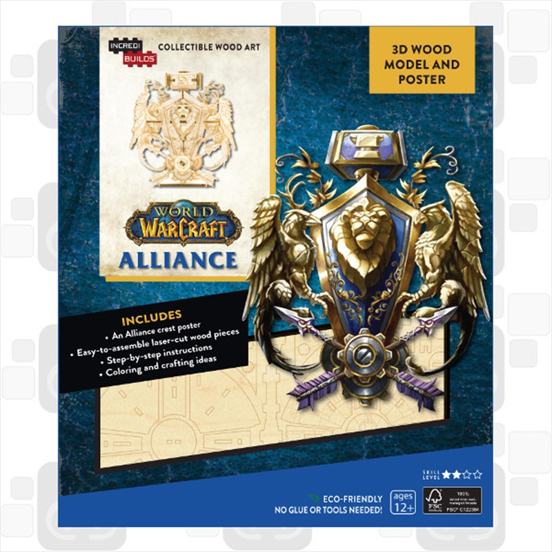 Incredibuilds World of Warcraft Alliance 3D Wood Model/Product Detail/Building Sets & Blocks
