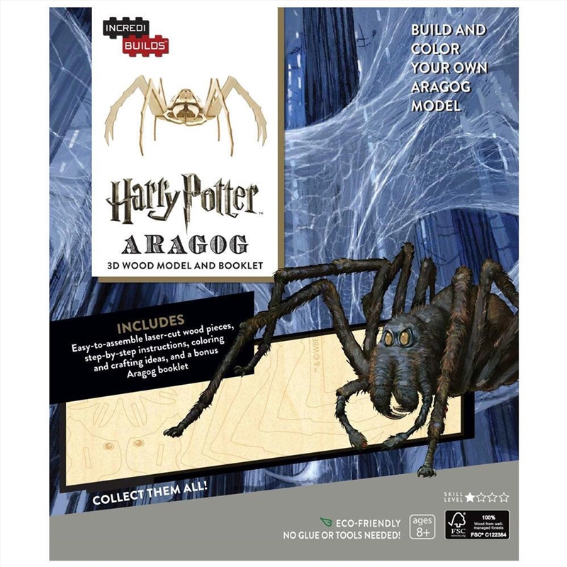 Incredibuilds Harry Potter Aragog 3D Wood Model and Booklet/Product Detail/Building Sets & Blocks