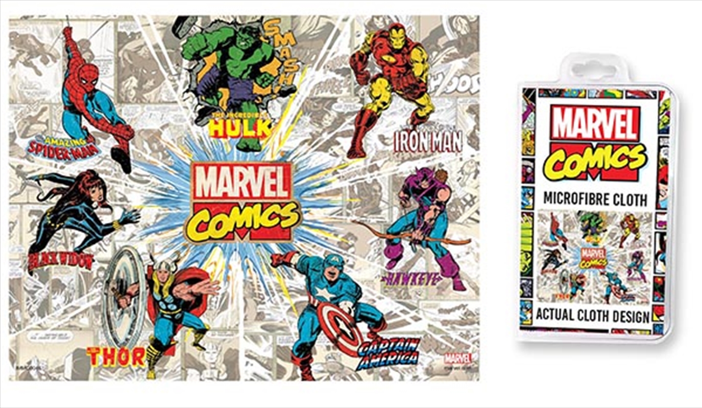Marvel Comics - Retro Rays Microfibre Cloth/Product Detail/Cleaners