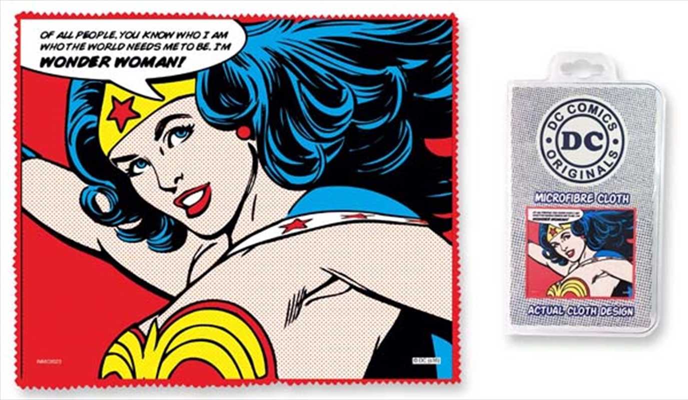 DC Comics - Wonder Woman Quote Microfibre Cloth/Product Detail/Cleaners