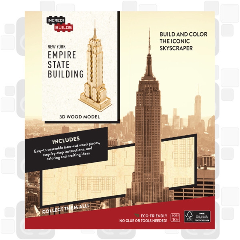 Incredibuilds New York Empire State Building 3D Wood Model/Product Detail/Building Sets & Blocks