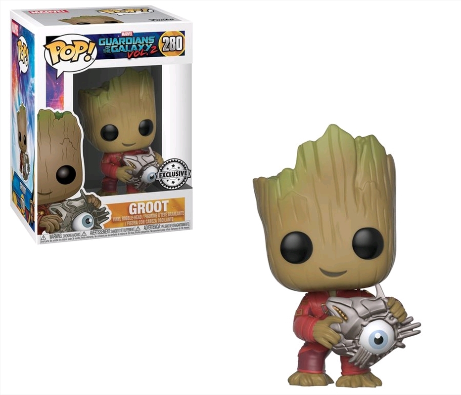 Guardians of the Galaxy: Vol. 2 - Groot with Cyber Eye US Exclusive/Product Detail/Movies