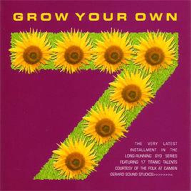 Grow Your Own Vol 7/Product Detail/Various