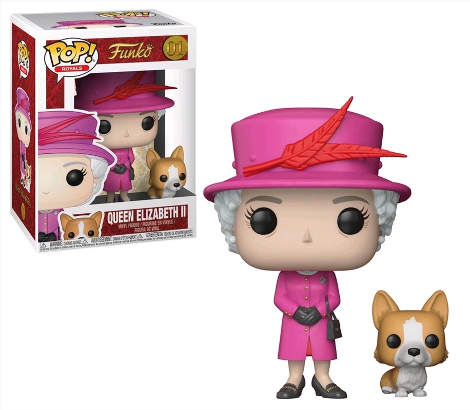 Royal Family - Queen Elizabeth II with Corgi Pop! Vinyl/Product Detail/Standard Pop Vinyl
