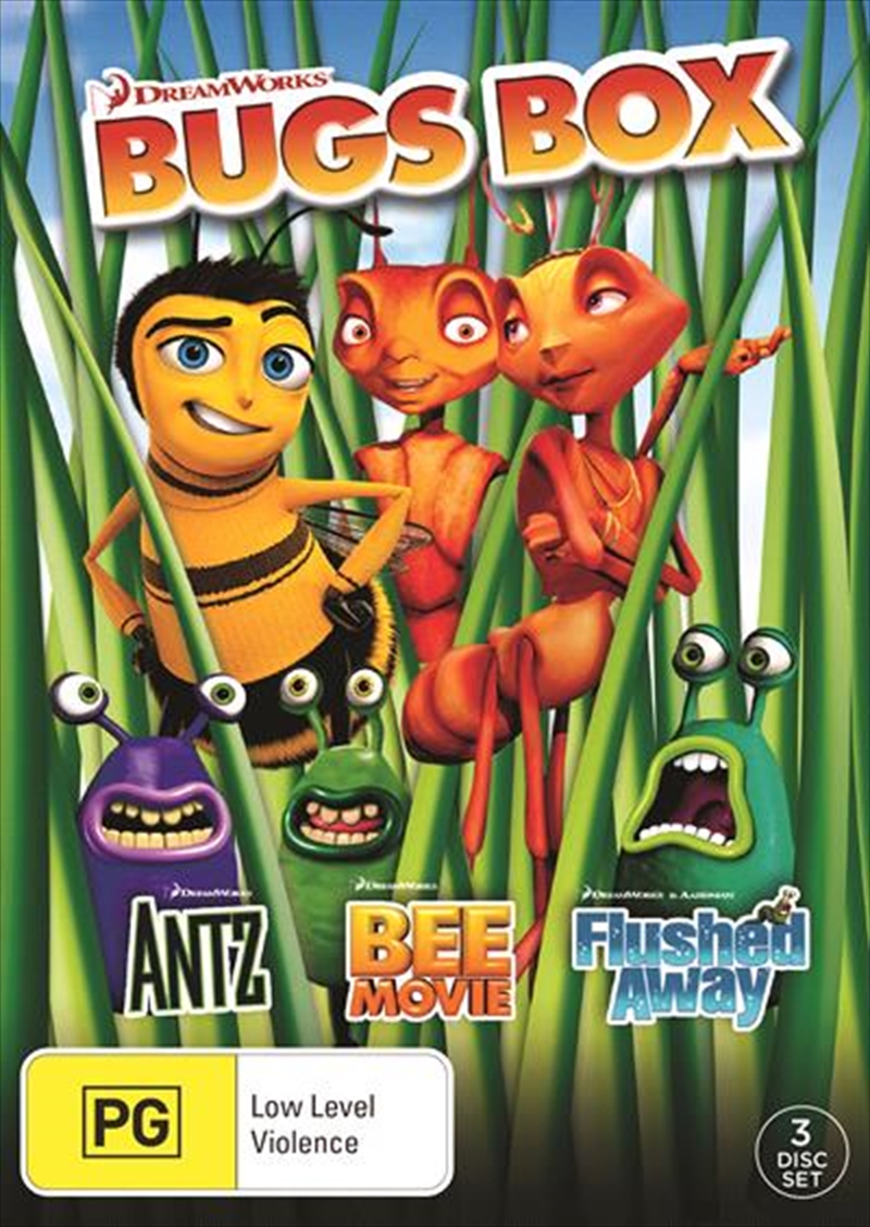 Bugs Box - Antz/Bee Movie/Flushed Away | DVD