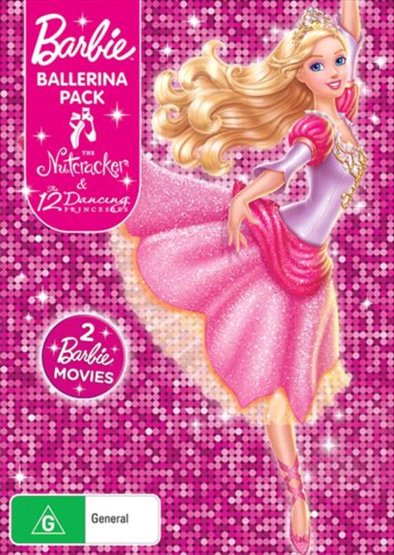 Barbie Ballerina Pack - Barbie In The Nutcracker / Barbie In The 12 Dancing Princesses  2 On 1/Product Detail/Animated