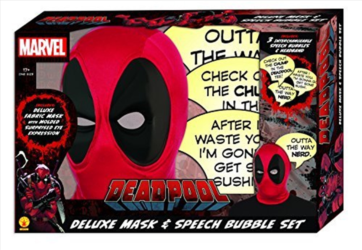Deluxe Mask With Speech Bubble/Product Detail/Costumes