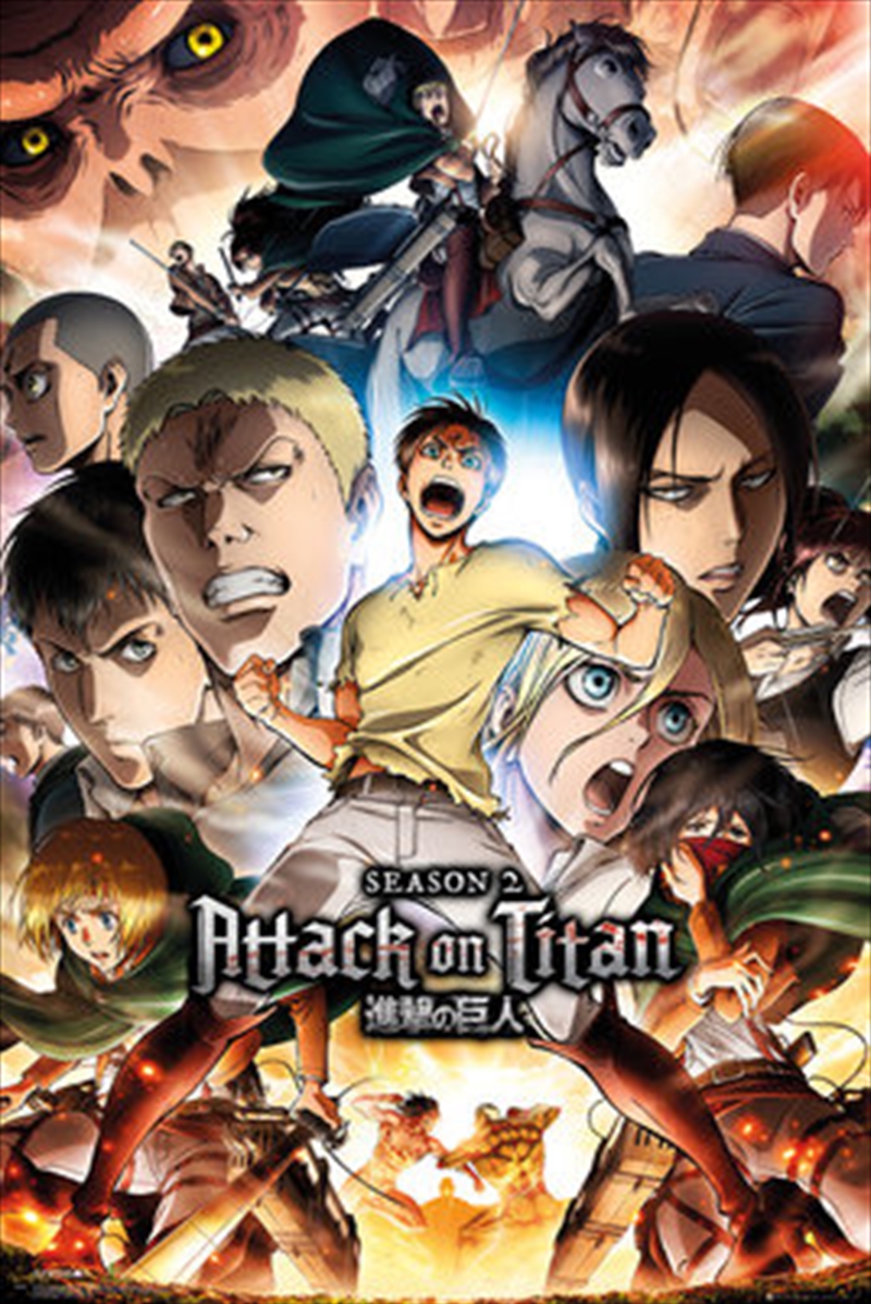 Attack On Titan 2 Collage Key/Product Detail/Posters & Prints