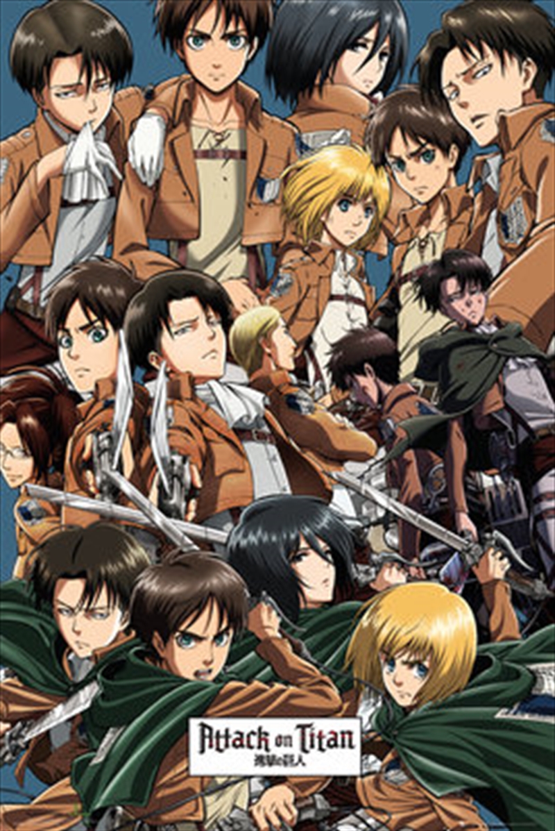 Attack On Titan Collage/Product Detail/Posters & Prints