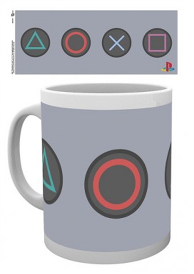 Playstation - Buttons 10oz Mug/Product Detail/Mugs