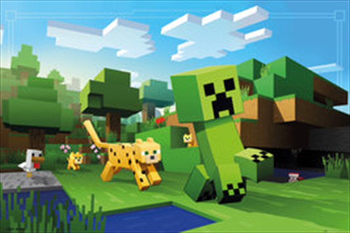 Minecraft Ocelot Chase/Product Detail/Posters & Prints