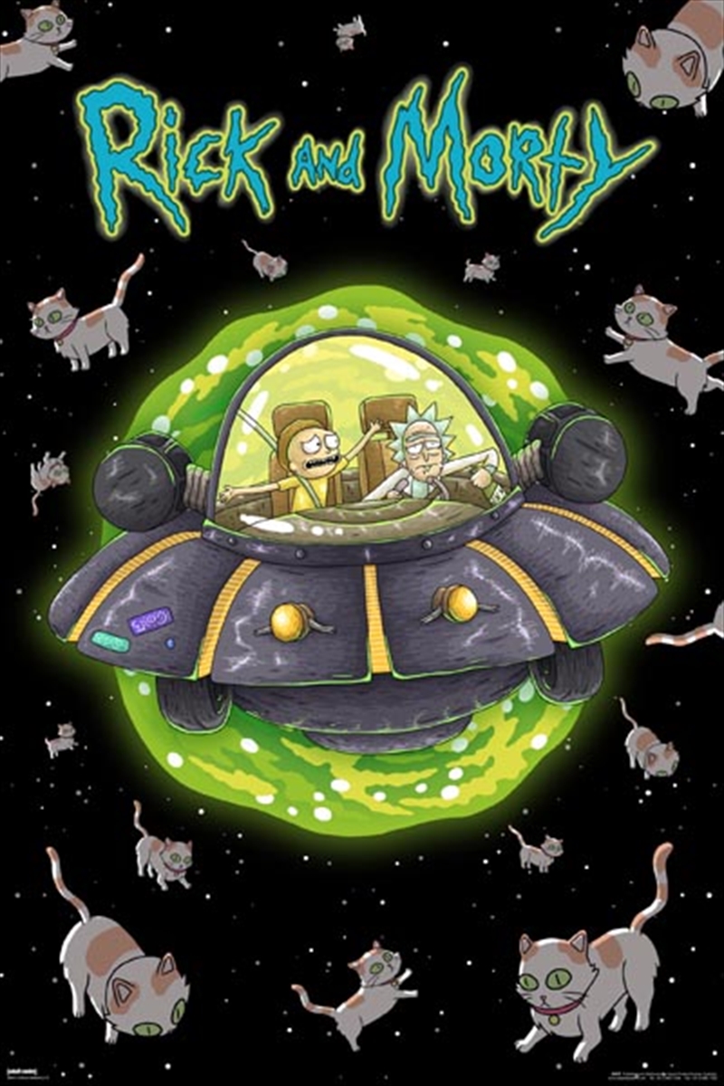 Rick And Morty - Cats In Space/Product Detail/Posters & Prints