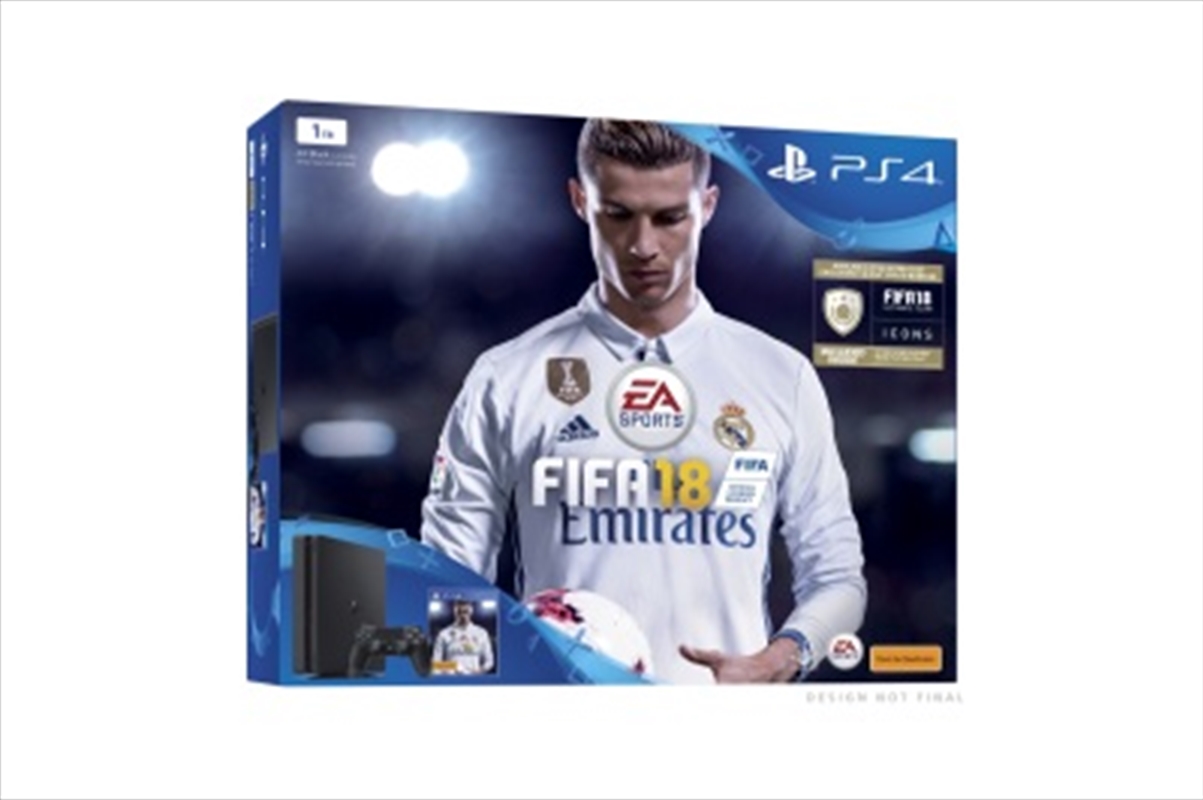 PlayStation 4 Console 1TB Slim with FIFA 18/Product Detail/Consoles & Accessories