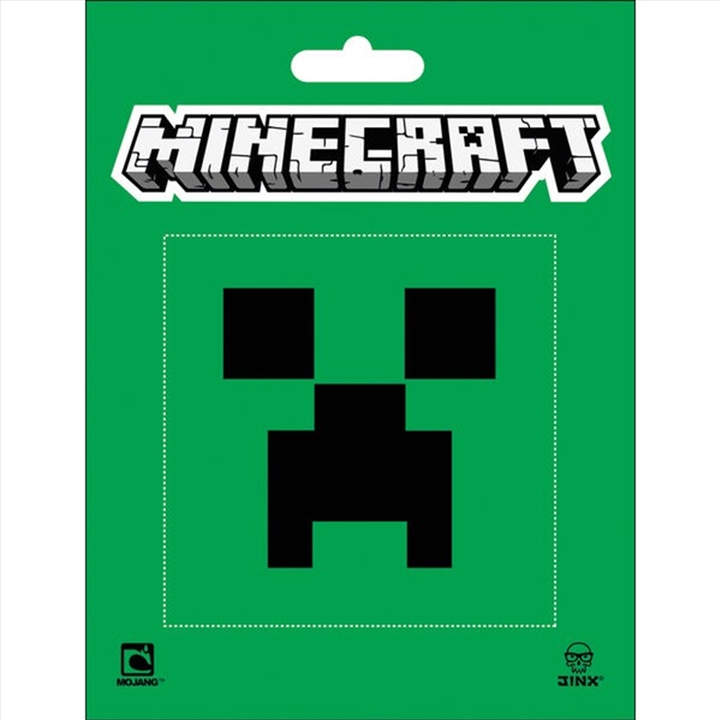 Minecraft Creeper Vinyl Sticker Sanity