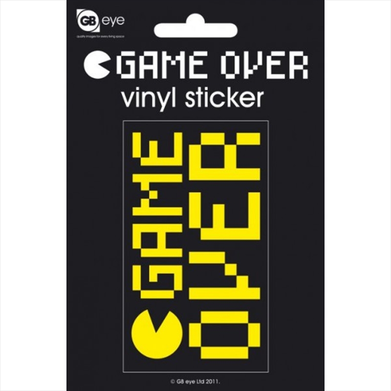 Game Over Vinyl Sticker/Product Detail/Stickers