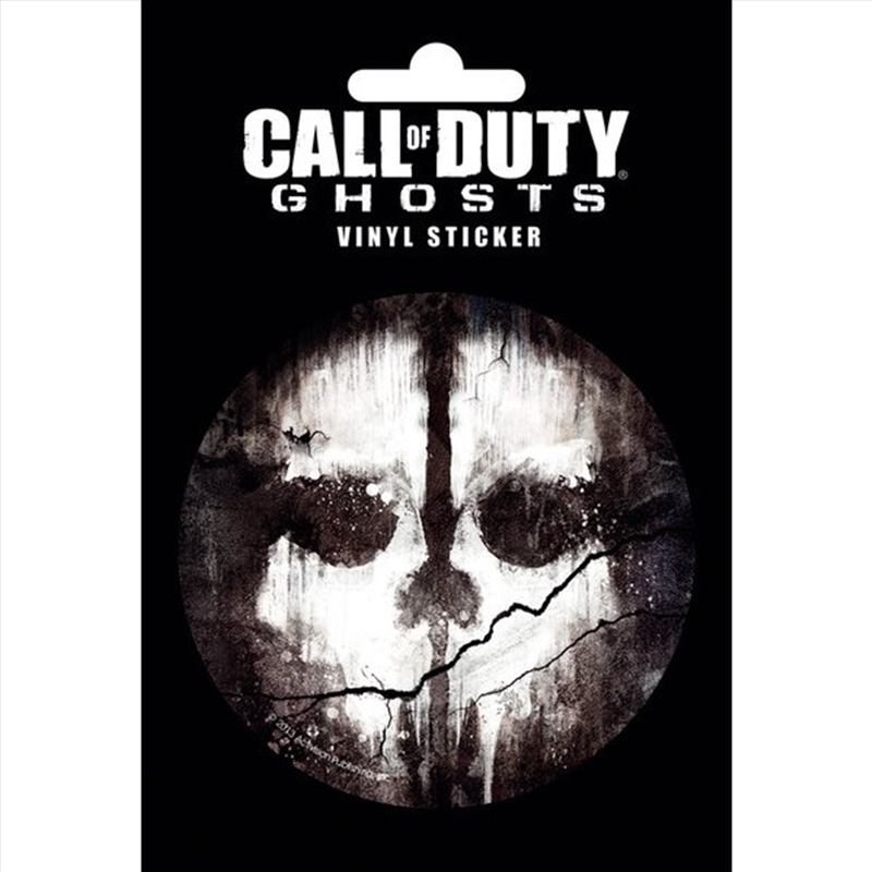 Call of Duty Ghosts Skull Vinyl Sticker/Product Detail/Stickers
