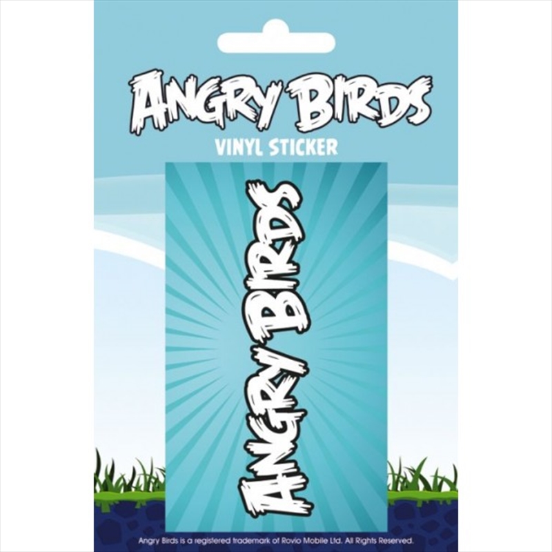 Angry Birds Logo Sticker/Product Detail/Stickers