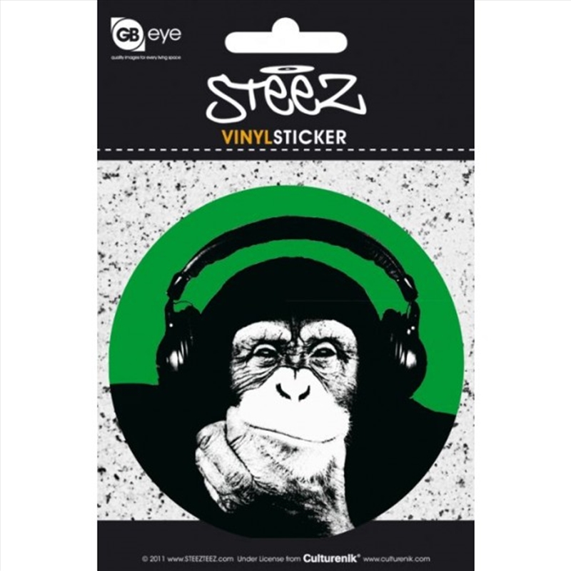 Steez Monkee Vinyl Sticker/Product Detail/Stickers