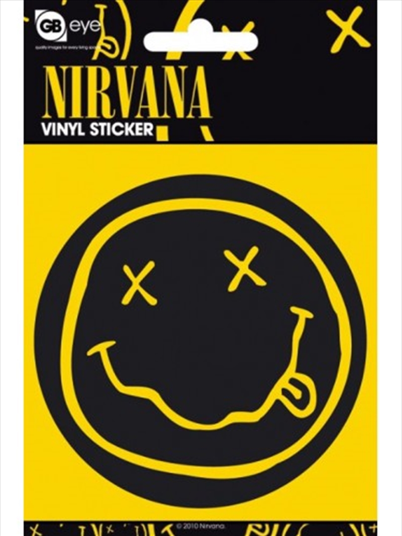 Nirvana Smiley Vinyl Sticker/Product Detail/Stickers