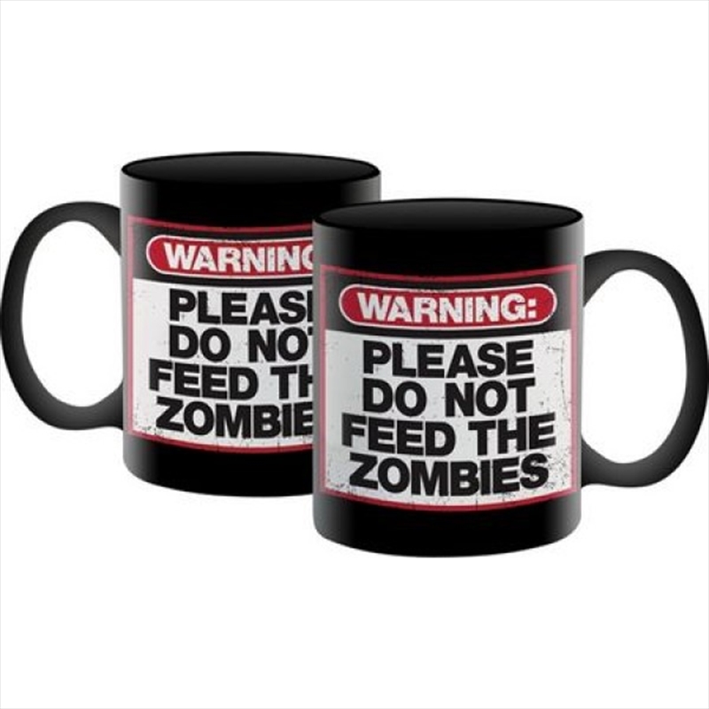 Zombie Warning Ceramic Mug/Product Detail/Mugs