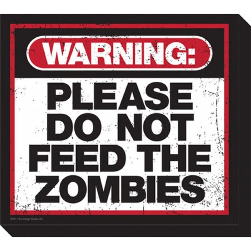 Zombie Warning Magnet/Product Detail/Magnets