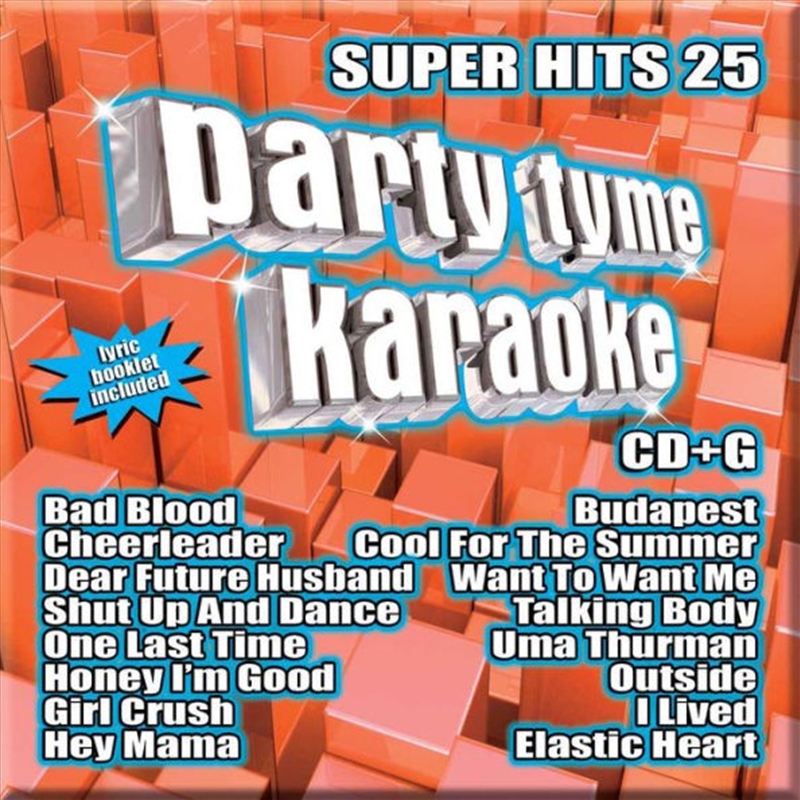 Party Tyme Karaoke - Super Hits - Vol 25/Product Detail/Karaoke
