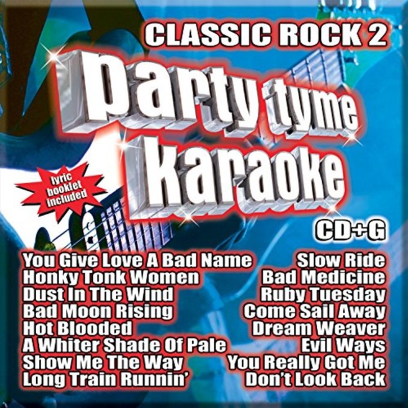 Party Tyme Karaoke - Classic Rock - Vol 2 | CD