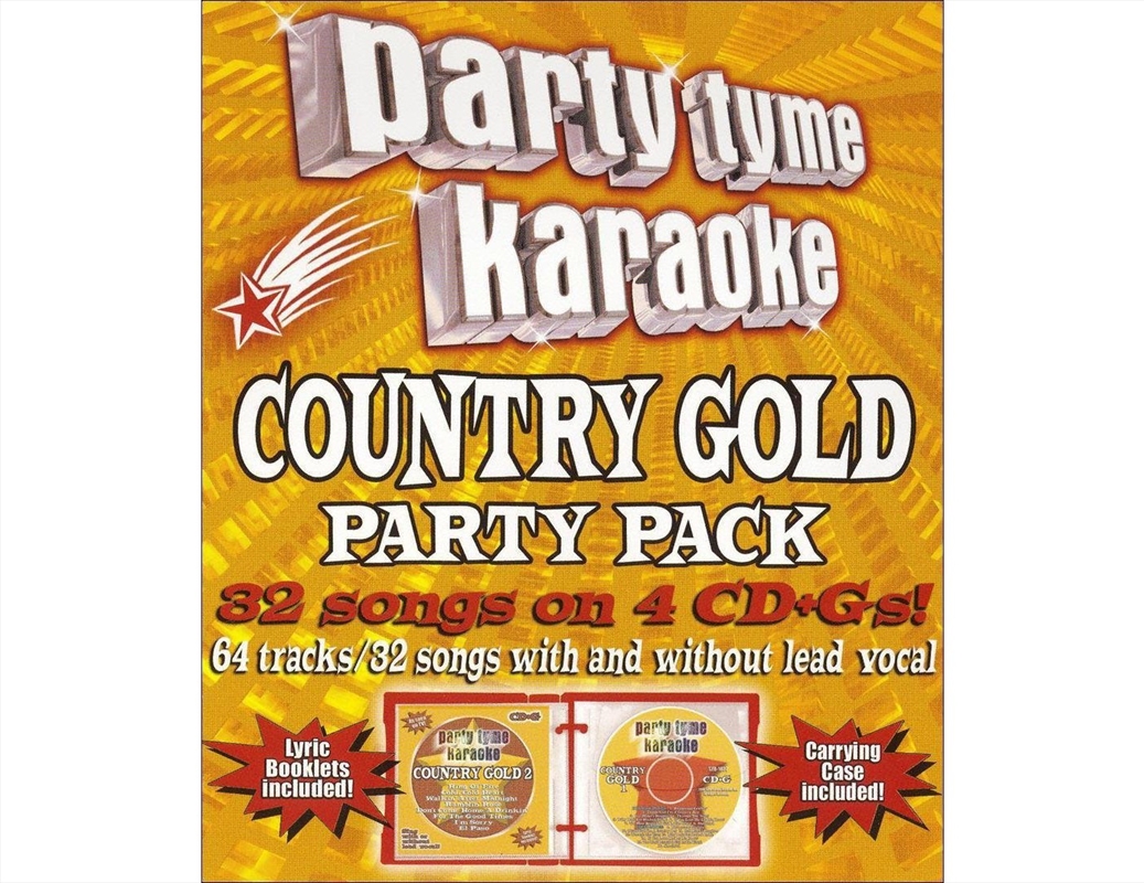 Party Tyme Karaoke - Country Gold Party Pack/Product Detail/Various
