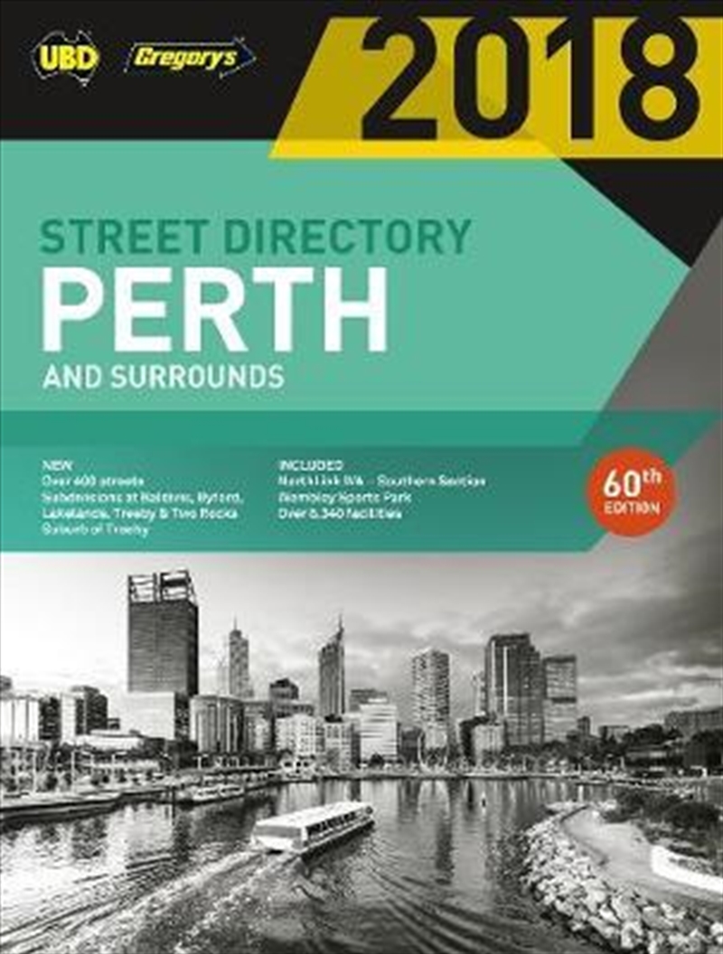 Perth Street Directory 2018 60th ed/Product Detail/Geography