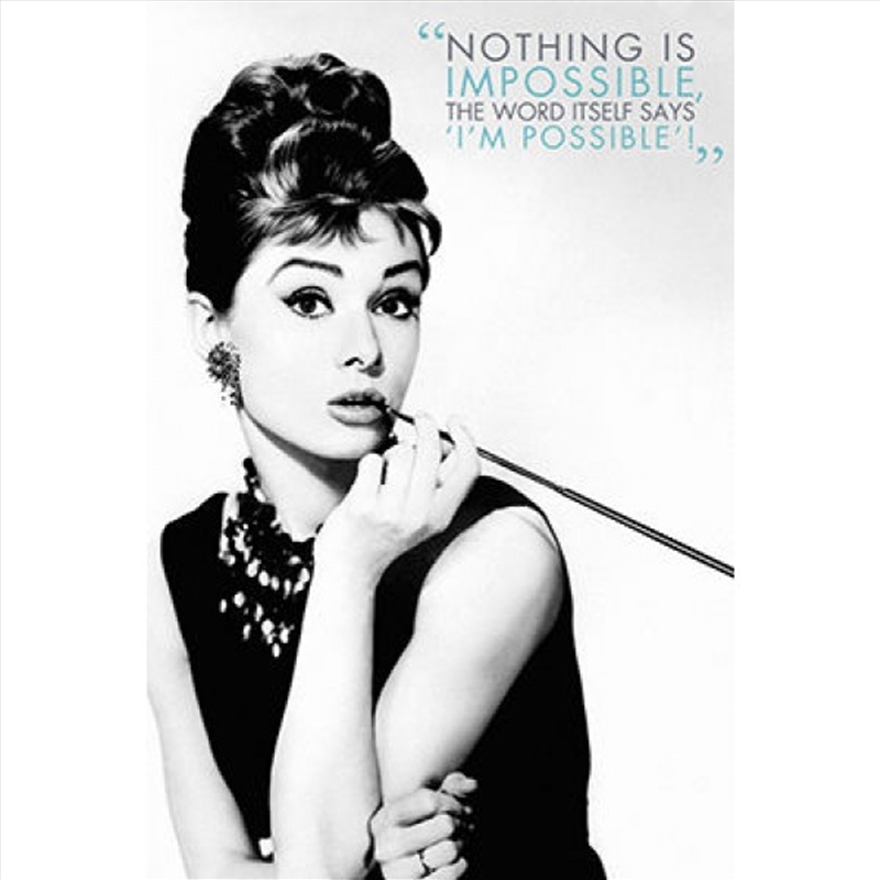 Audrey Hepburn QuoteFilm/TV/Personalities/Product Detail/Posters & Prints