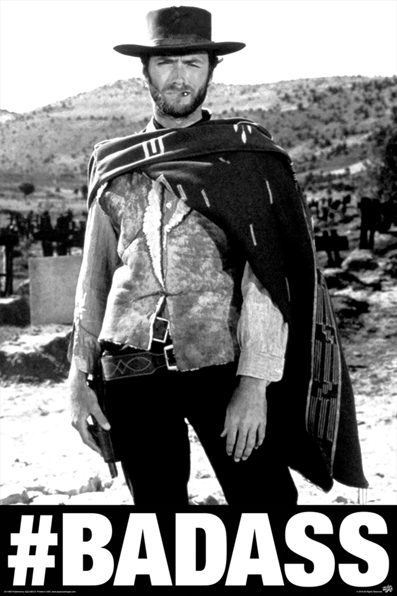 Clint Eastwood Western Bad Ass/Product Detail/Posters & Prints