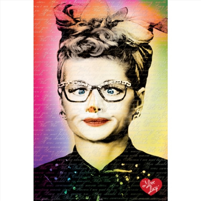 I Love Lucy Text/Product Detail/Posters & Prints