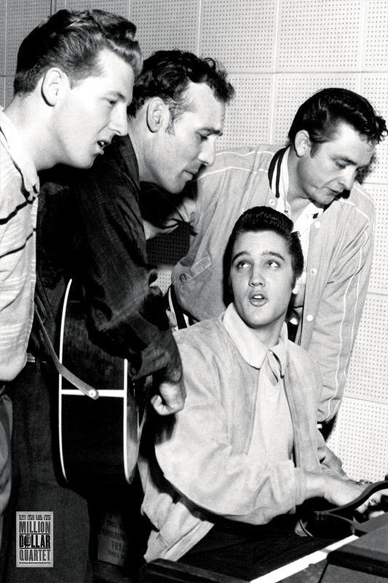 Million Dollar Quartet (Elvis Presley, Jerry Lee Lewis, Carl Perkins & Johnny Cash)/Product Detail/Posters & Prints