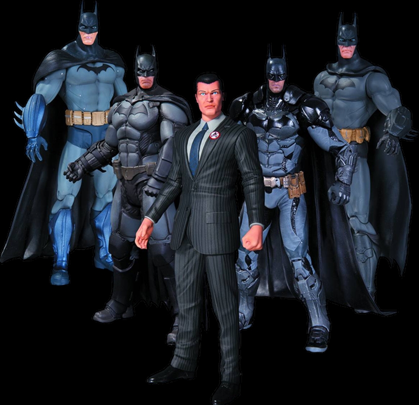 Batman - Arkham Series Batman Action Figures 5-Pack/Product Detail/Figurines
