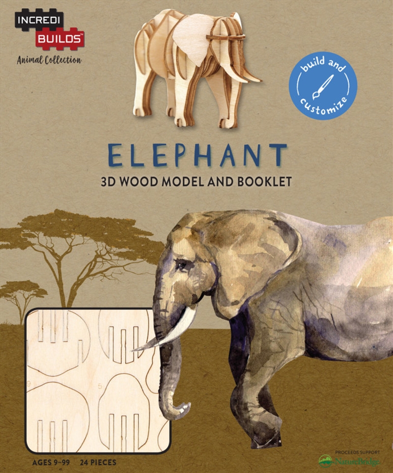 Incredibuilds Animal Collection Elephant/Product Detail/Building Sets & Blocks
