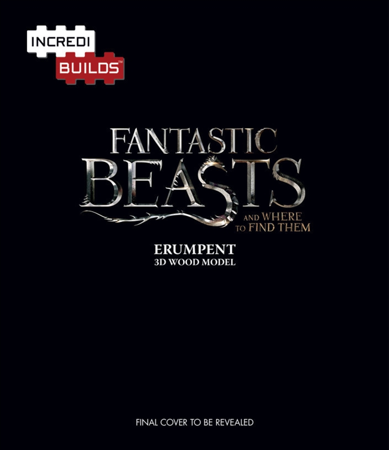 Incredibuilds Fantastic Beasts and Where to Find Them Erumpent Book And 3D Wood Model/Product Detail/Building Sets & Blocks