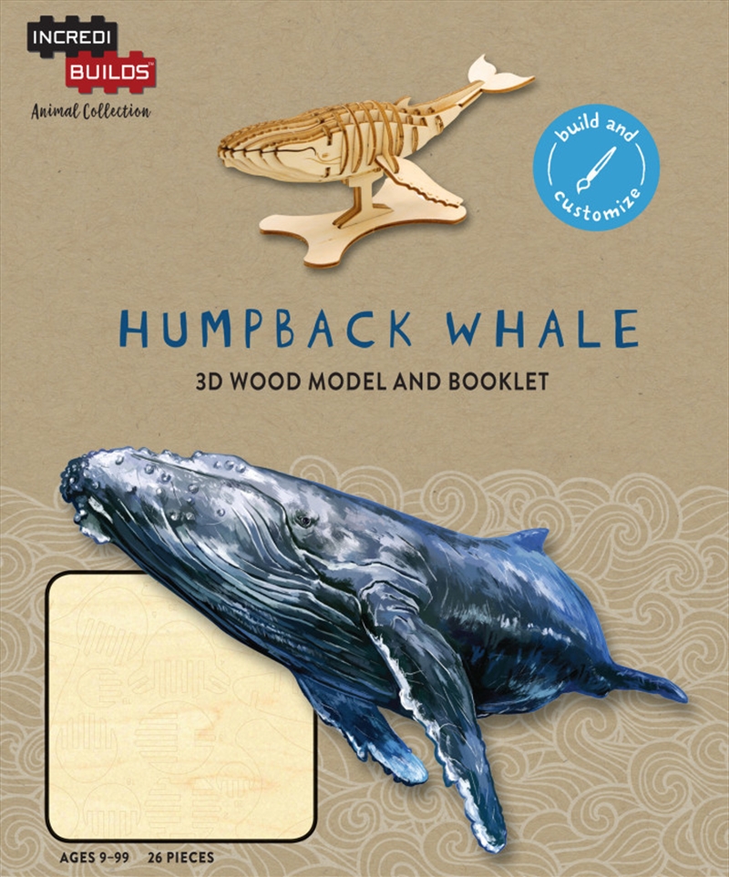 Incredibuilds Animal Collection Humpback Whale/Product Detail/Building Sets & Blocks