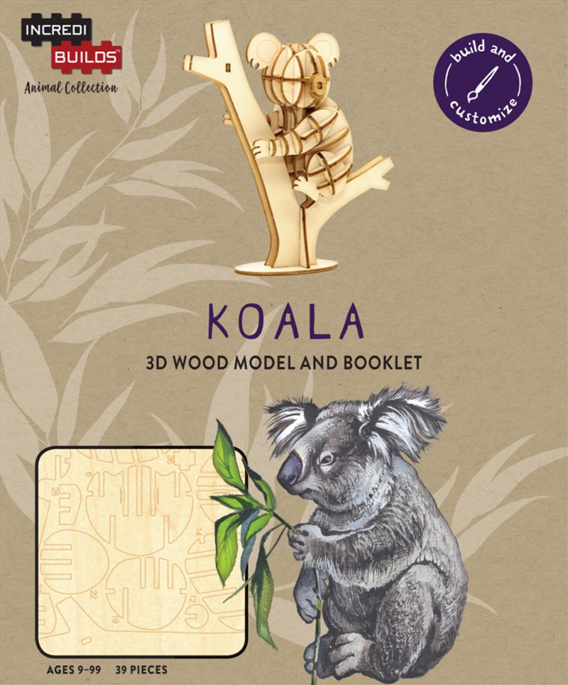 Incredibuilds Animal Collection Koala/Product Detail/Building Sets & Blocks