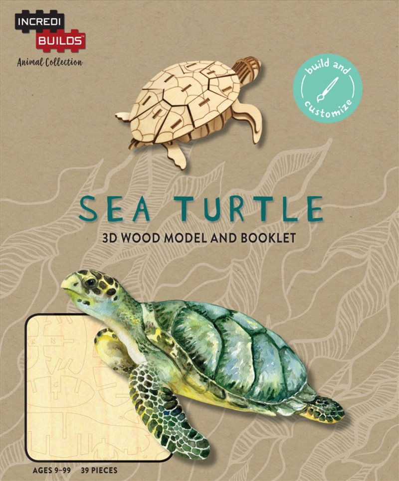 Incredibuilds Animal Collection Sea Turtle/Product Detail/Building Sets & Blocks