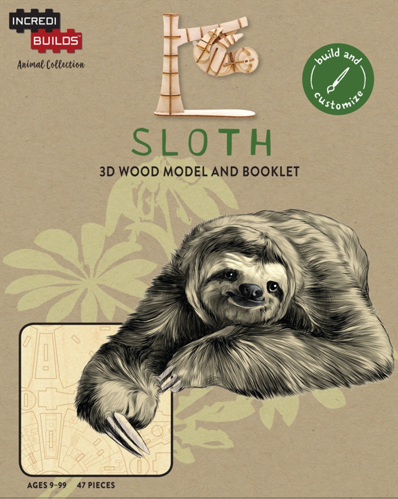Incredibuilds Animal Collection Sloth/Product Detail/Building Sets & Blocks