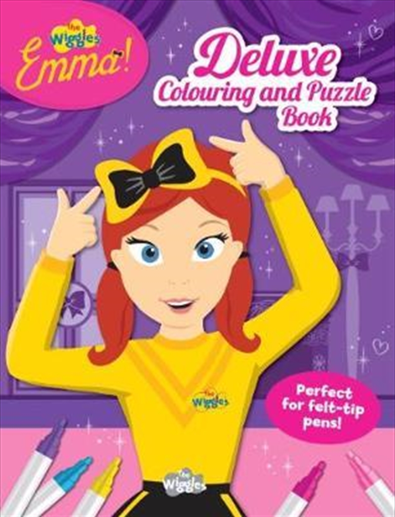 The Wiggles Emma - Deluxe Colouring & Puzzle Book/Product Detail/Kids Colouring