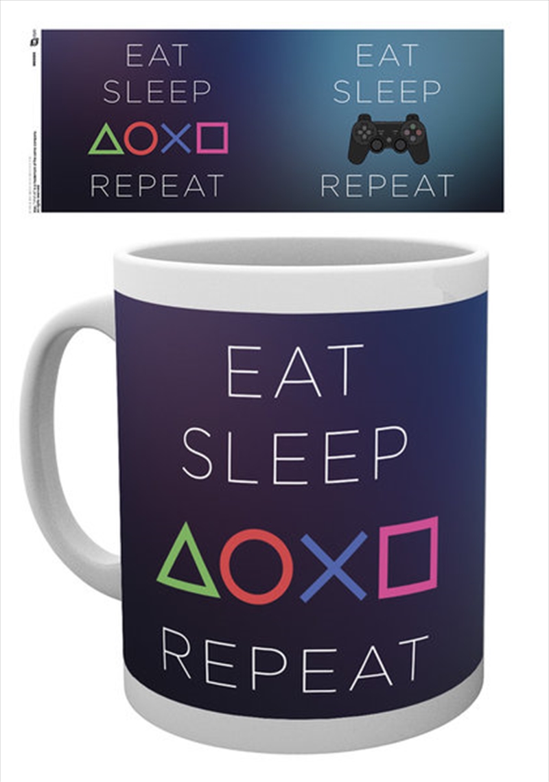 Playstation - Eat Sleep Repeat/Product Detail/Mugs