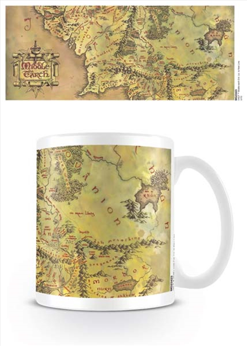 The Lord of the Rings - Middle Earth Map/Product Detail/Mugs