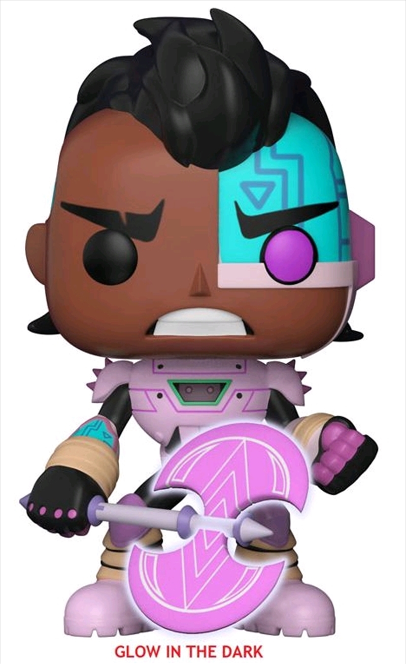 Teen Titans Go! - The Night Begins to Shine Cyborg with Axe Glow/Product Detail/TV