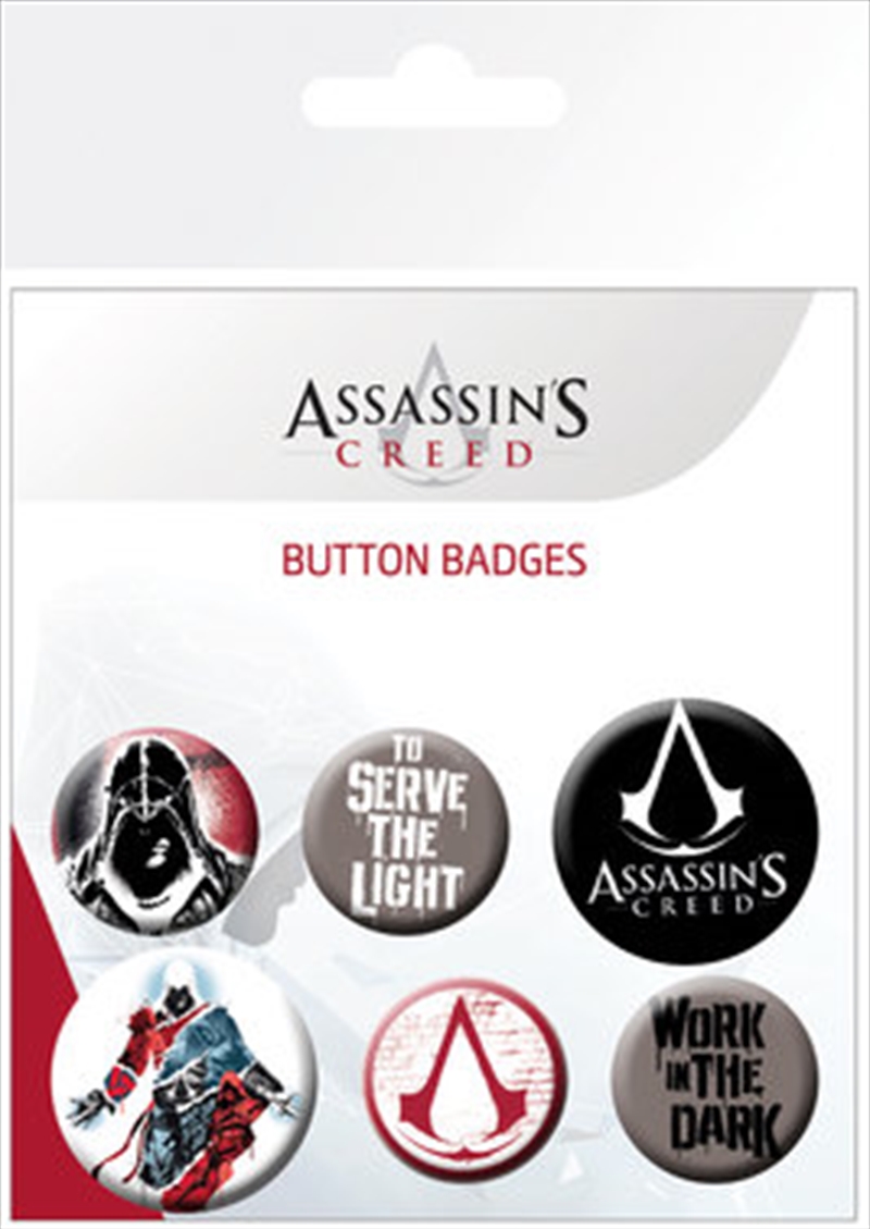 Assassins Creed Badge 6 Pack | Merchandise