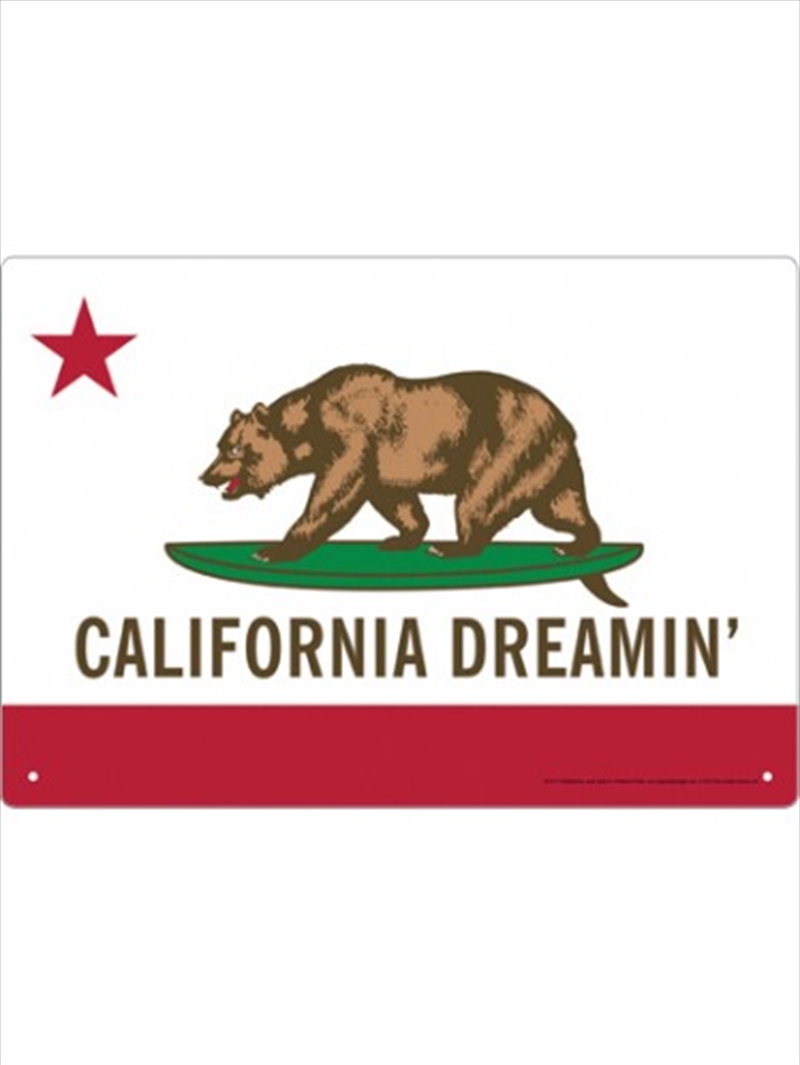 California Dreaming Tin Sign/Product Detail/Posters & Prints